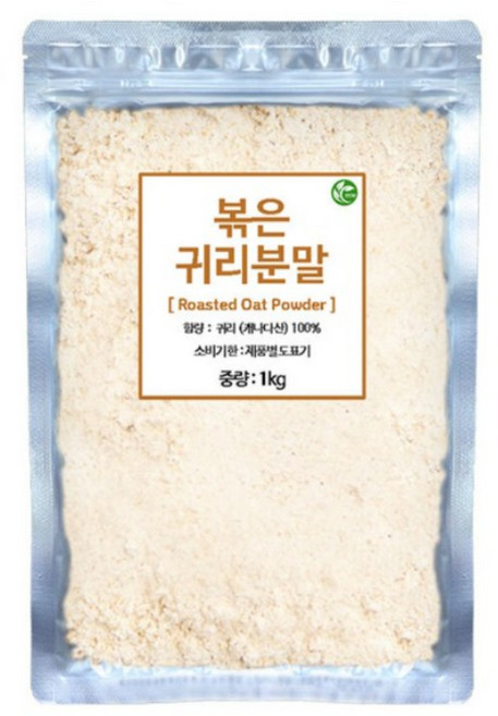 신영몰 볶음 귀리 분말 가루 캐나다산 볶은 귀리만 사용, 1개, 1kg