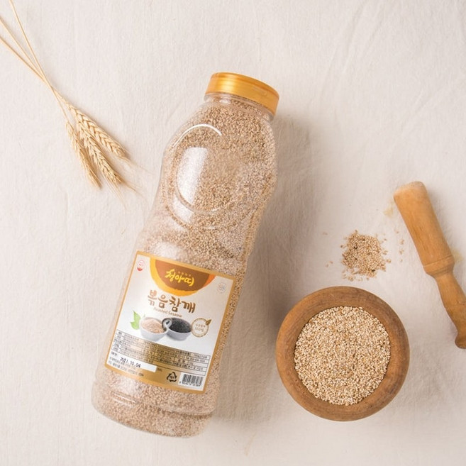 [청아띠] 더욱 고소한 국산 볶음참깨 1kg(PET), 1개