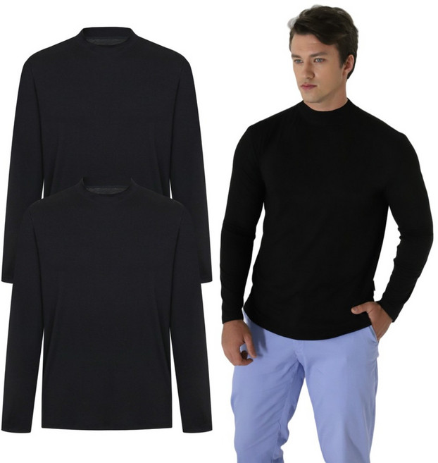 발렌티노크리스티 1+1 모달 레이온 남성 히트텍 이너 티셔츠 내복 내의