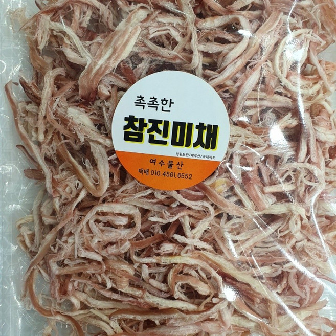 [여수물산] 국산진미채 참진미 국내생산 오징어채 3종 적진미채 백진미채 참진미채 대용량, 무표백 참 진미채 400g, 1개