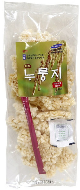 본가 튀김 누룽지 간식용, 130g, 1개