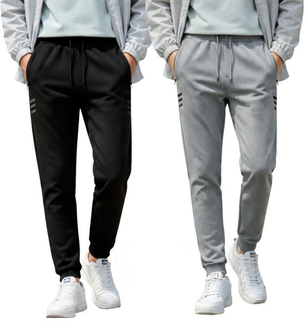 [2개 세트] 보니따민 남자 트레이닝 바지 세트