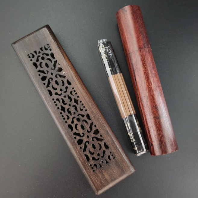 [궁중예담] 베트남 침향 선향 인센스 + 사각 향로