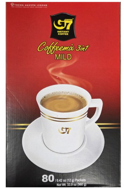 G7 3in1 마일드 커피믹스, 12g, 1개, 80개입