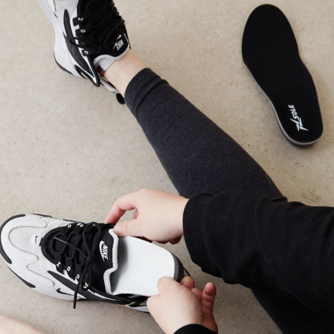 [3세트] 엑스솔 에어플로우 2.0 족저근막염 평발 아치 운동화 기능성 에어깔창 인솔-재단용