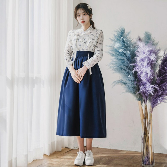 생활한복 롱 허리치마 모음 개량 계량 퓨전 반티