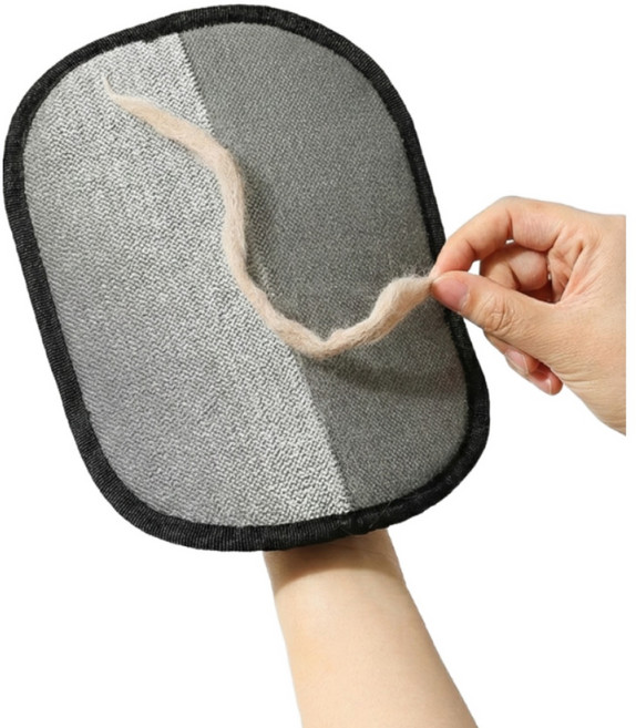 옷 소파 침구 털 싹! 반영구 정전기 털 제거 청소 장갑 펫 죽은털 제거 돌돌이 대용, 1개, 단품