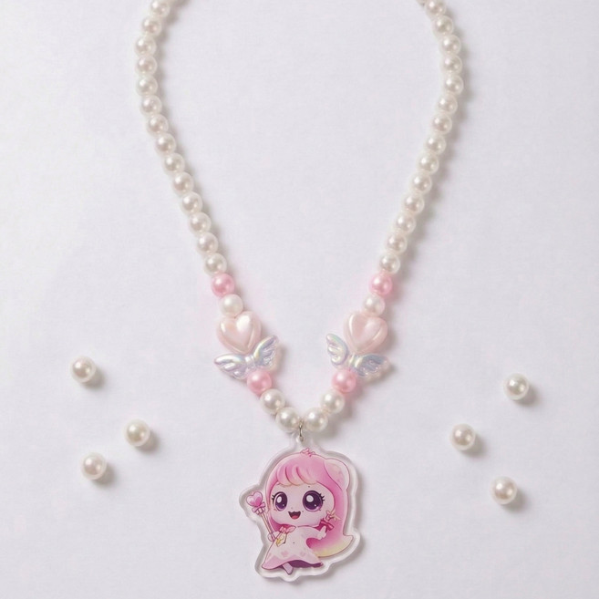 티니핑 시즌6 정품 다이아나핑 이클립스핑 사뿐핑 아름핑 하츄핑 뽀니핑 패션 진주 목걸이