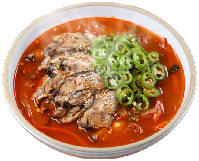 셰프애찬 큼직한 통영 굴 짬뽕 깊은 불 맛 얼큰함, 2개