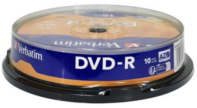 버바팀 DVD-R 10P CAKE 4.7GB 16배속 10장 공디스크, 1개, [케익통/10매]