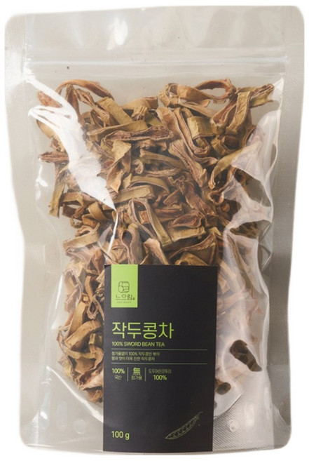 느으림 건강하게 두 번 볶은 국산 작두콩차, 1개, 1개입, 100g