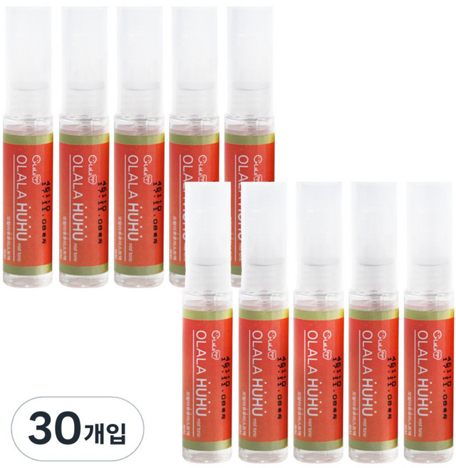 오랄라 후후 미스트토닉 구강스프레이 피치, 6ml, 30개