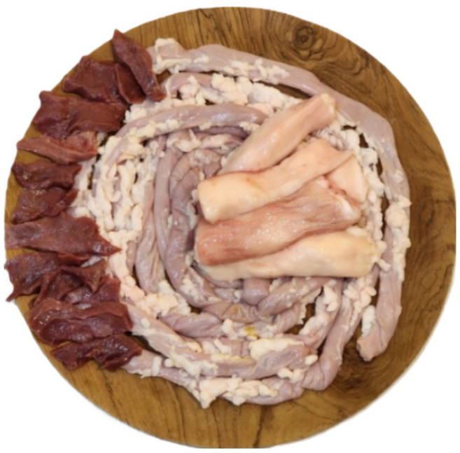 미식해 한우곱창모듬 1kg 곱창 대창 염통 국내산 곱창막 제거, 1개