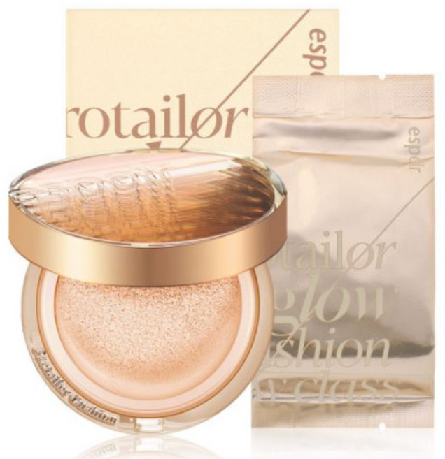 에스쁘아 프로테일러 비글로우 쿠션 뉴클래스 SPF42 PA++(본품+리필), 1호 바닐라, 1개