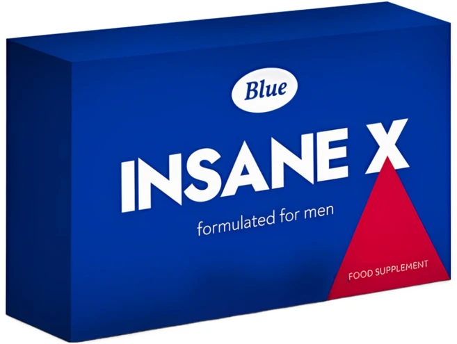 Insane X 인세인 엑스 블루 영국제조 남성용 리커버리 데일리 플랜 자연 허브 기반 에너지 컨디션 서포트 여행 휴대 간편 보조제, 1개, 30정 - 쿠팡