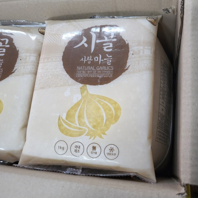 시골사랑 다진마늘 (1kgX10ea) 10kg, 1개