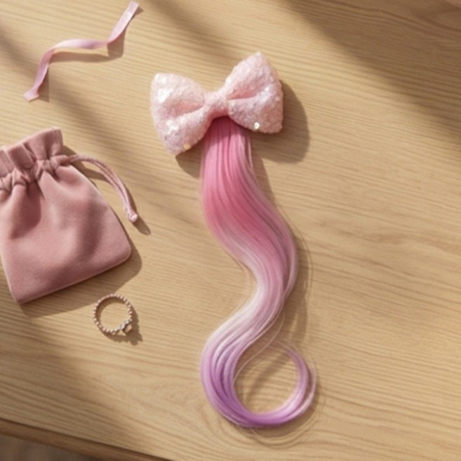 [헤이븐리] 리본 헤어브릿지 머리핀