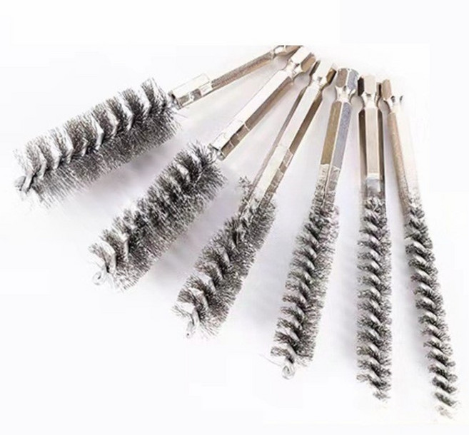 디와이툴즈 전동드릴 철 브러쉬 6종, 1세트