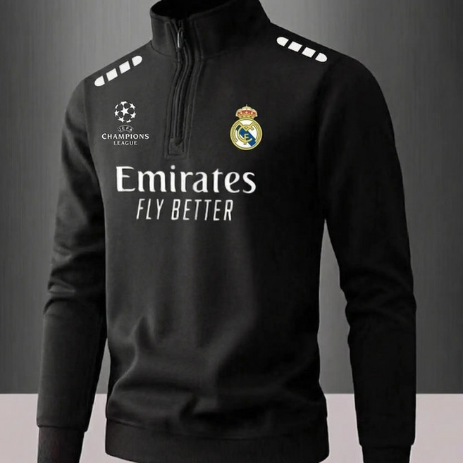 [딜마켓] 수폰상의 / 남성 가을 겨울 반집업 긴팔 스포츠 티셔츠 상의