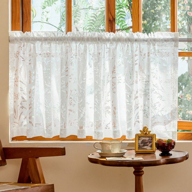 예쁜 레이스 주방커튼 중문 커튼