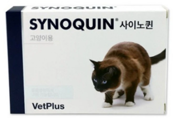 벳플러스 vetplus 사이노퀸 캡슐 고양이용 30캡슐, 30정, 뼈/관절강화, 1개 - 쿠팡