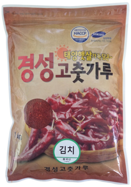 경성 중국산 고춧가루 김치용, 1kg, 1개