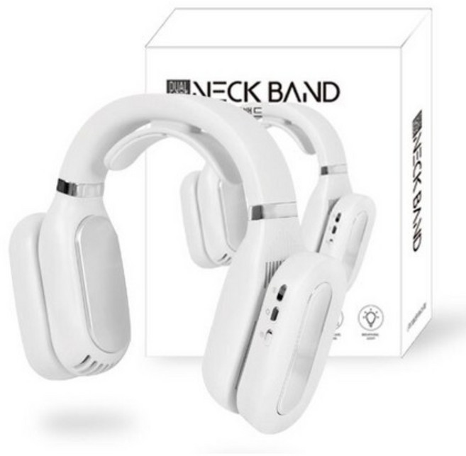 셀온 듀얼모드 냉온 넥밴드 화이트핑크, 화이트, CELLON-F3