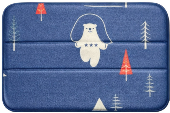 접이식 양면 방수방석 목욕탕 사우나 캠핑 국내생산 휴대용 쿠션방석 목욕장갑 추가