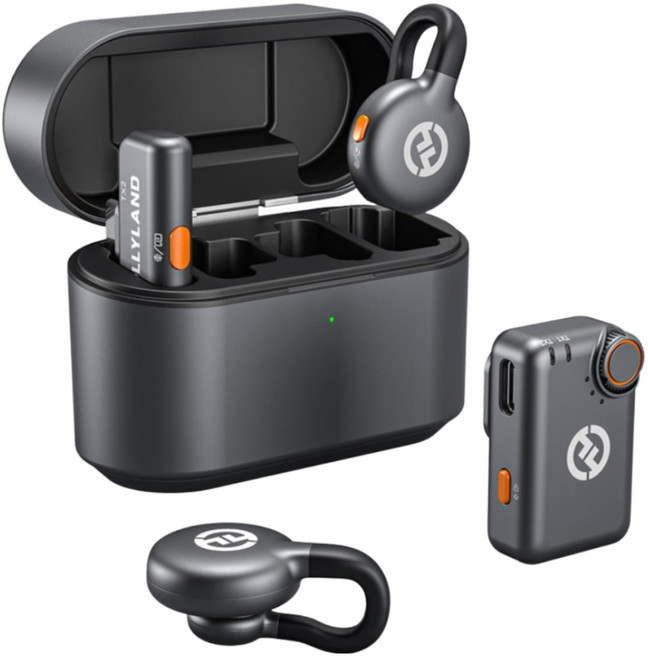 홀리랜드 LARKM2S 초소형 무선마이크 라크M2S (콤보/미니콤보), 미니콤보(라이트닝케이블없음)