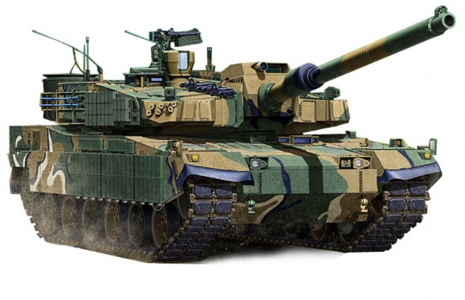 AC321 무선RC탱크 한국 K2흑표전차 1대48, 1개