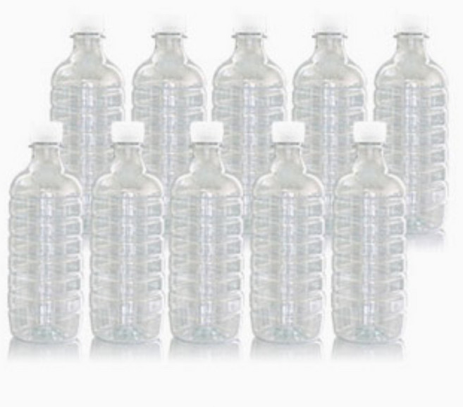 에코스킨 PET 플라스틱투명용기 페트병, 10개, 500ml