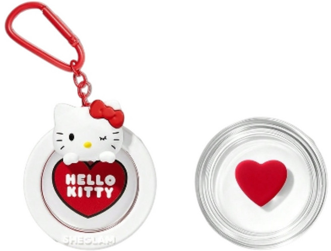 쉬글램 헬로키티 립밤 3D, 1개