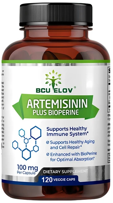 천연 아르테미시닌 추출물 보충제 – 신체의 면역 체계를 강화하고 노화를 예방하며 건강한 세포를 복구하는 데 도움을 줍니다., 1개, 120정 - 쿠팡