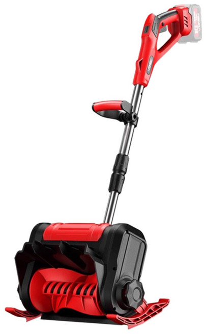 디즈센즈 강력한 제설기 무선 눈치우는기계 휴대용 와이드 충전식 제설장비, 레드, SN-15A-1