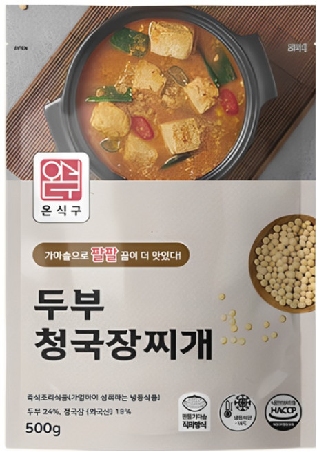 할머니 손맛 그대로 두부청국장찌개, 3개, 500g