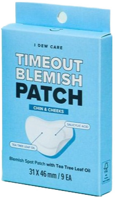 아이듀케어 타임아웃 블레미쉬 패치 친 앤 칙, 9개입, 1개