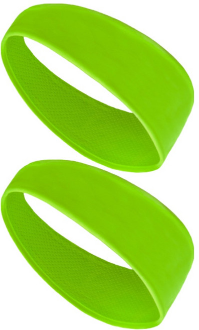해보닉 쿨 스포츠 헤어밴드 땀흡수 기능성 머리띠, 1개, 네온그린+네온그린