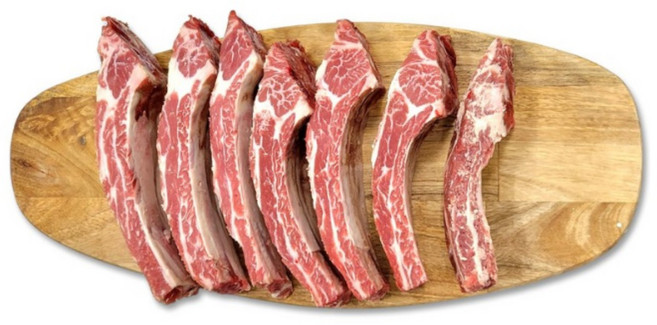 (미국산)왕갈비탕용(미티백립)2kg(롱컷팅) 살많은 /소등갈비/왕갈비탕/갈비찜/숯불구이/공룡갈비/, 1개, 2kg