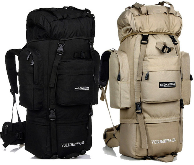 로컬라이언 등산가방 대용량85L 배낭 백패킹 레저 마운트 Outdoor Locallion, 블랙