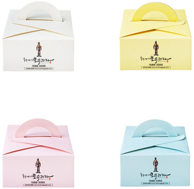 답례품 호두과자 4알 박스, 5개, 호두알수