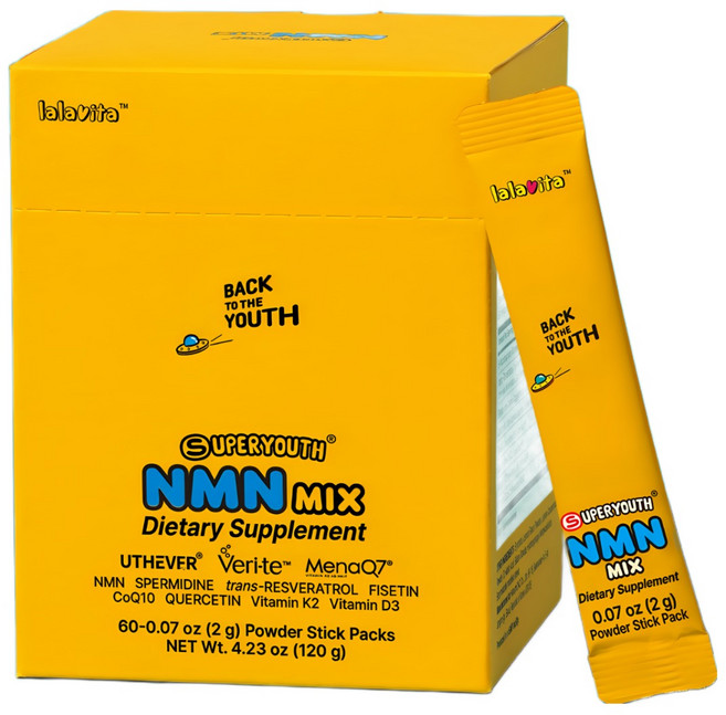 라라비타 슈퍼유스 NMN Mix 파우더 스틱포, 1개, 60회분
