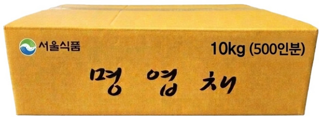 서울식품 갈치로 만든 국산 명엽채, 1개, 10kg