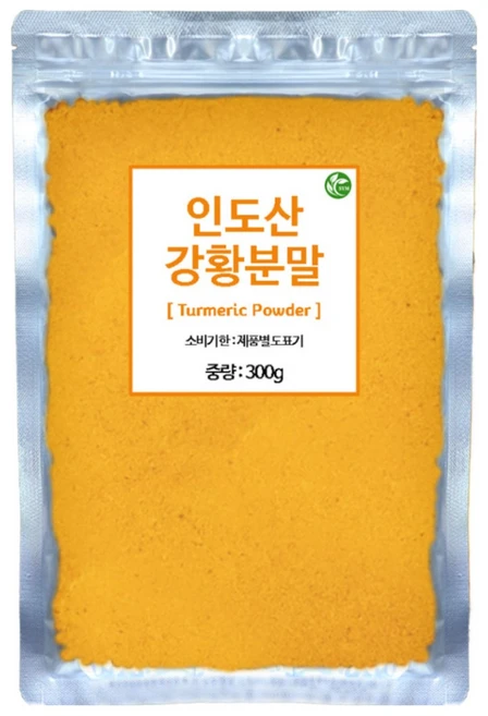 신영몰 강황 분말 가루 인도산 강황만 사용, 1개, 300g - 쿠팡