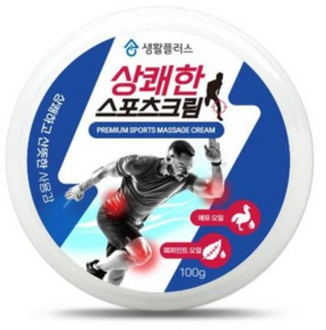 상쾌한 스포츠크림 웰빙 마사지 리커버리크림, 5개 - 쿠팡