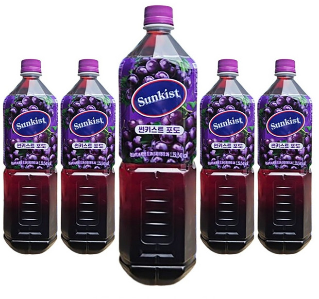 썬키스트 포도 주스, 1.35L, 12개