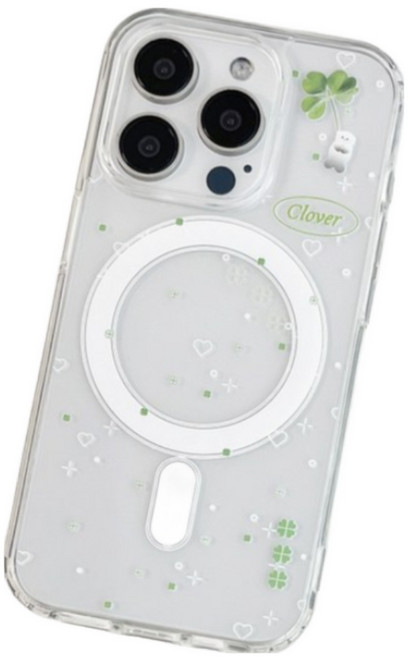 맥세이프 아이폰 네잎클로버 케이스 갤럭시 S25 17 16 15 14 13 미니 프로 S24 S23