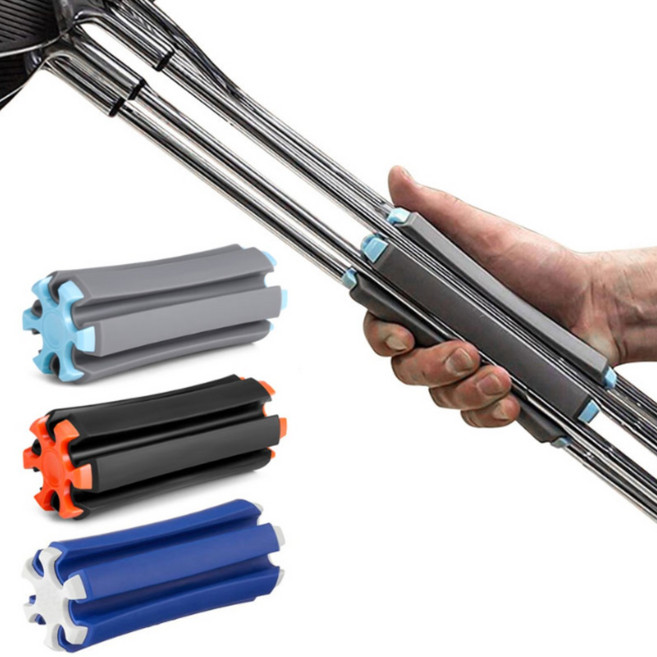 예코 골프 클럽 6개 홀더 아이언 골프채 거치대 클럽꽂이, 1개, 다크오렌지