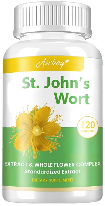 히페리신 함유 세인트존스워트복합 캡슐 기분 개선과 정서적 안정에 효과적인 천연 포뮬러 스트레스 완화 비건 캡슐 무첨가제, 1개, 60정 - 쿠팡