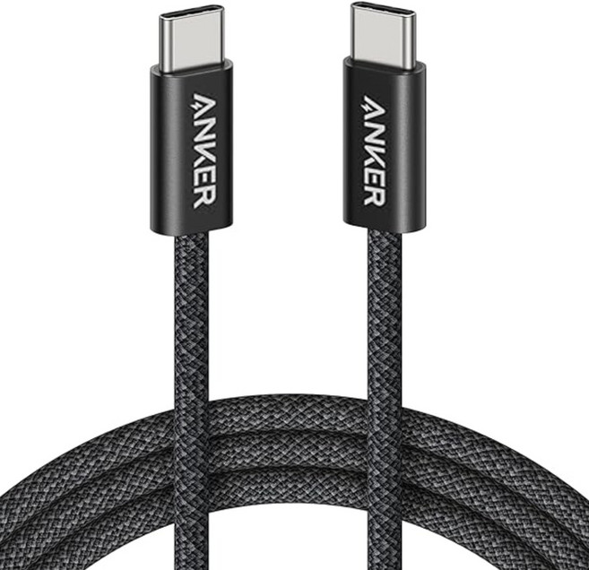 앤커 240W 초고속 C타입 1.5m 케이블, 1개, 블랙 1.5m