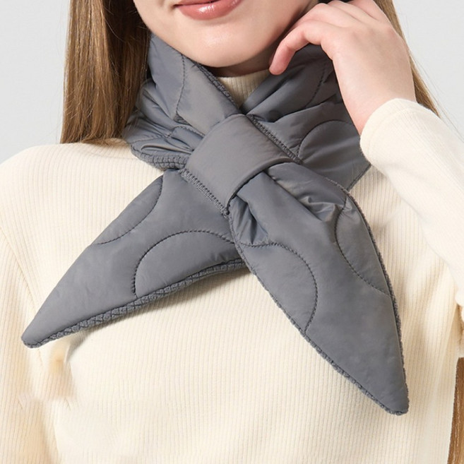[인사이드몰] 땡처리특가 패딩목도리 패딩머플러 쁘띠 숏 넥워머 방한 겨울 경량 티볼 머플러 보온